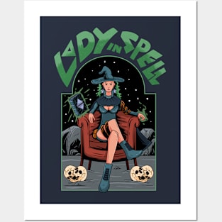 lady in spell Posters and Art